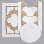 طقم دعاسات حمام 4 قطع أوف وايت