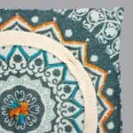 تكاية بوف مربعة قطن مقاس صغير