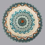 تكاية بوف دائرية قطن مقاس صغير