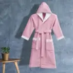 روب حمام أطفال قطن اكس لارج بينك