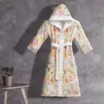 روب حمام أطفال قطن لارج برتقالي