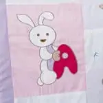 طقم لحاف مواليد بينك ٦ قطع
