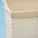 طقم سلة غسيل مستطيلة ٣ قطع اوف وايت