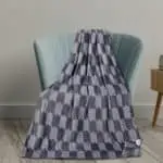 بطانية بوليستر مزدوج رصاصي