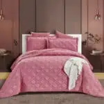 طقم بيت لحاف فينيس لون بينك غامق