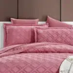 طقم بيت لحاف فينيس لون بينك غامق