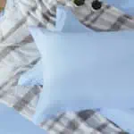بيت مخدة فندقي٢ قطعة لون أزرق