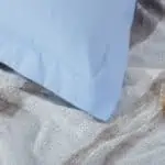 بيت مخدة فندقي٢ قطعة لون أزرق