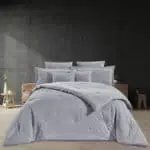 طقم مفرش فينيس ميكرو رصاصي