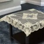 مفرش طاولة ٦ قطع بيج