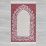 سجادة صلاة شنيل بينك