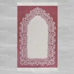 سجادة صلاة شنيل بينك