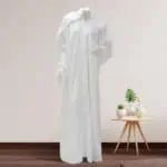 لباس صلاة مطرز اوف وايت
