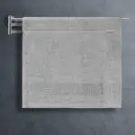 طقم روب حمام قطن تركي ١٠ قطع رصاصي