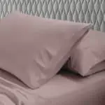 بيت مخدة فندقي قطن 2قطعة بنفسجي