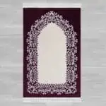 سجادة صلاة شنيل بنفسجي