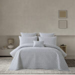 لحاف صيفي ملبورن قطن رصاصي