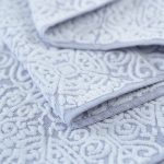 منشفة قطن لون أزرق