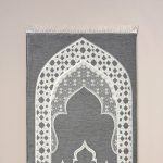 سجادة صلاة بحشوة ميموري فوم رصاصي