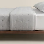 طقم لحاف شتوي مضغوط رصاصي