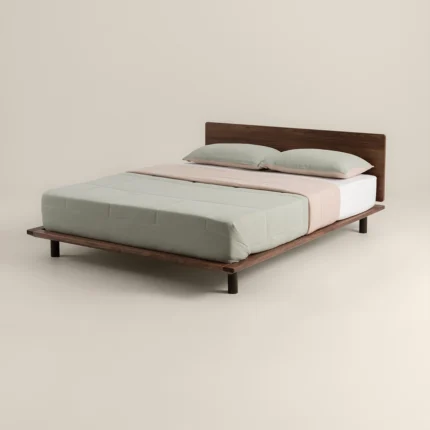 لحاف مضغوط سادة قطن لون أخضر