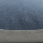 بيت مخدة قطن لون أزرق