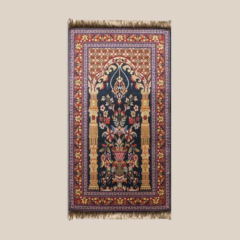 سجادة صلاة بحشوة ميموري فوم لون أسود