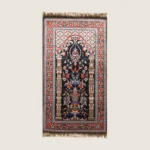 سجادة صلاة بحشوة ميموري فوم لون أزرق غامق