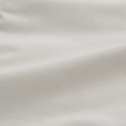 بيت لحاف ساده قطن لون أوف وايت