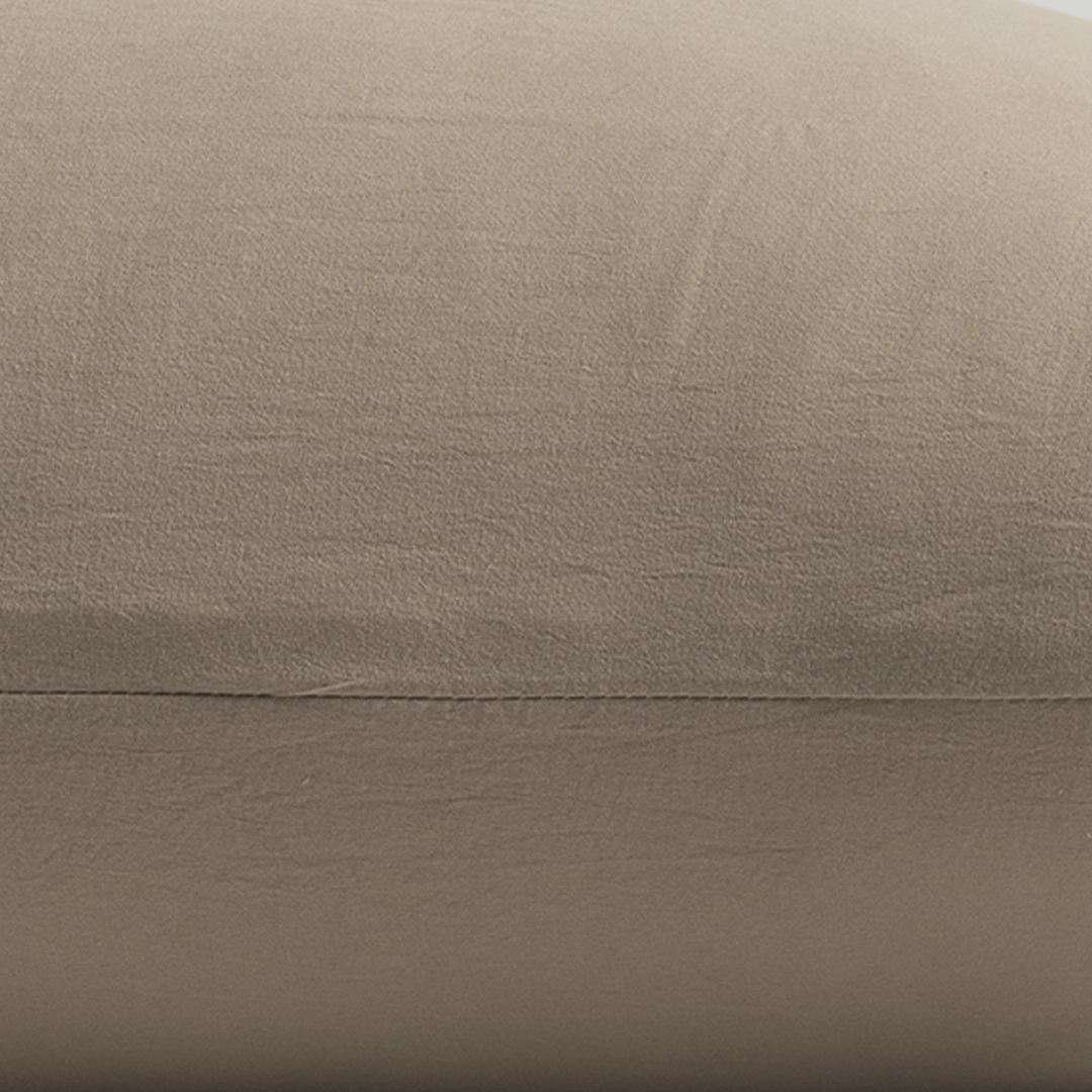 بيت مخدة ميكرو ٢ قطعة لون بني بيت مخدة ميكرو ٢ قطعة لون بني