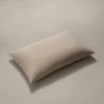 بيت مخدة قطن ٢ قطعة لون بيج غامق