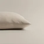 بيت مخدة قطن ٢ قطعة لون بيج غامق