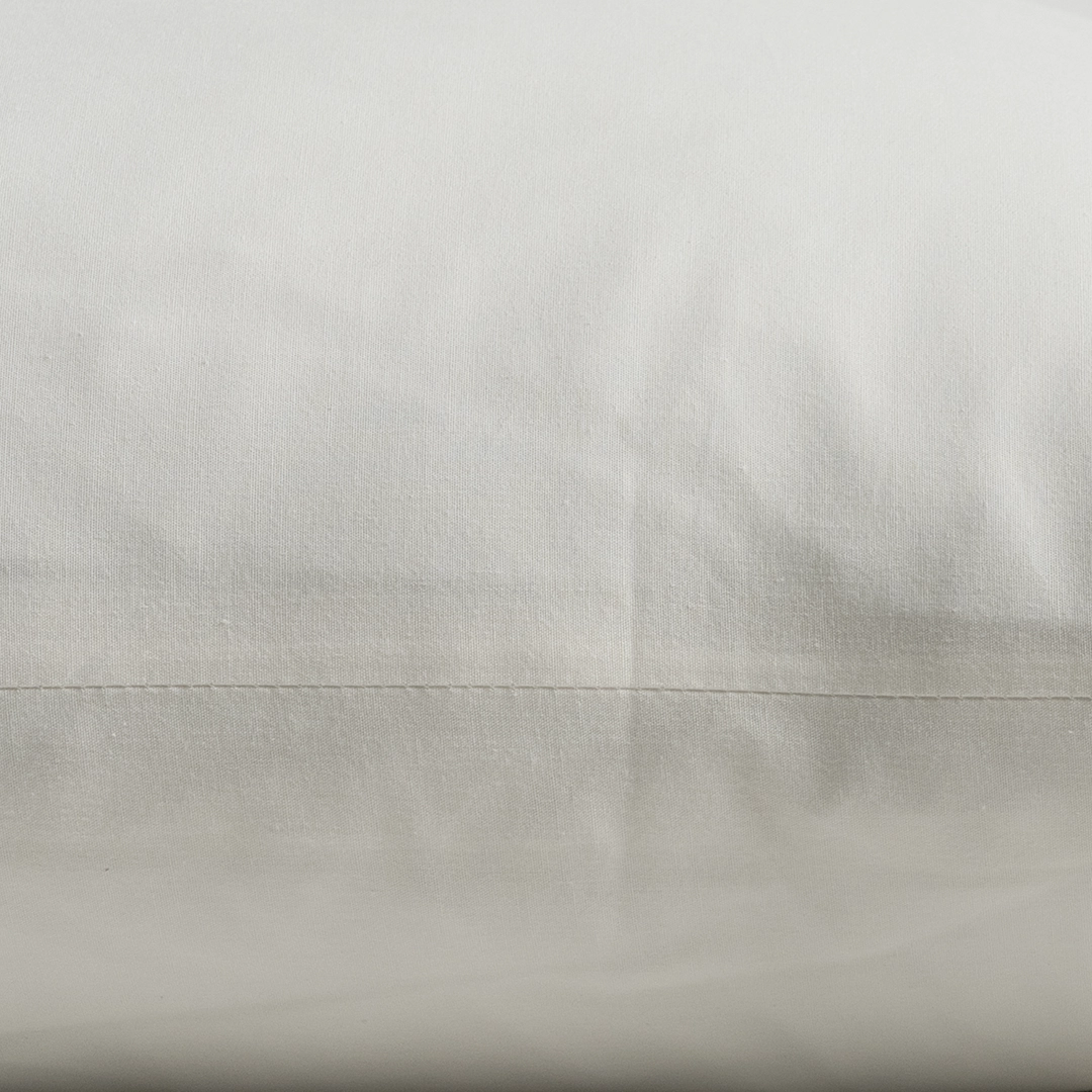 بيت مخدة قطن ٢ قطعة لون أوف وايت بيت مخدة قطن ٢ قطعة لون أوف وايت