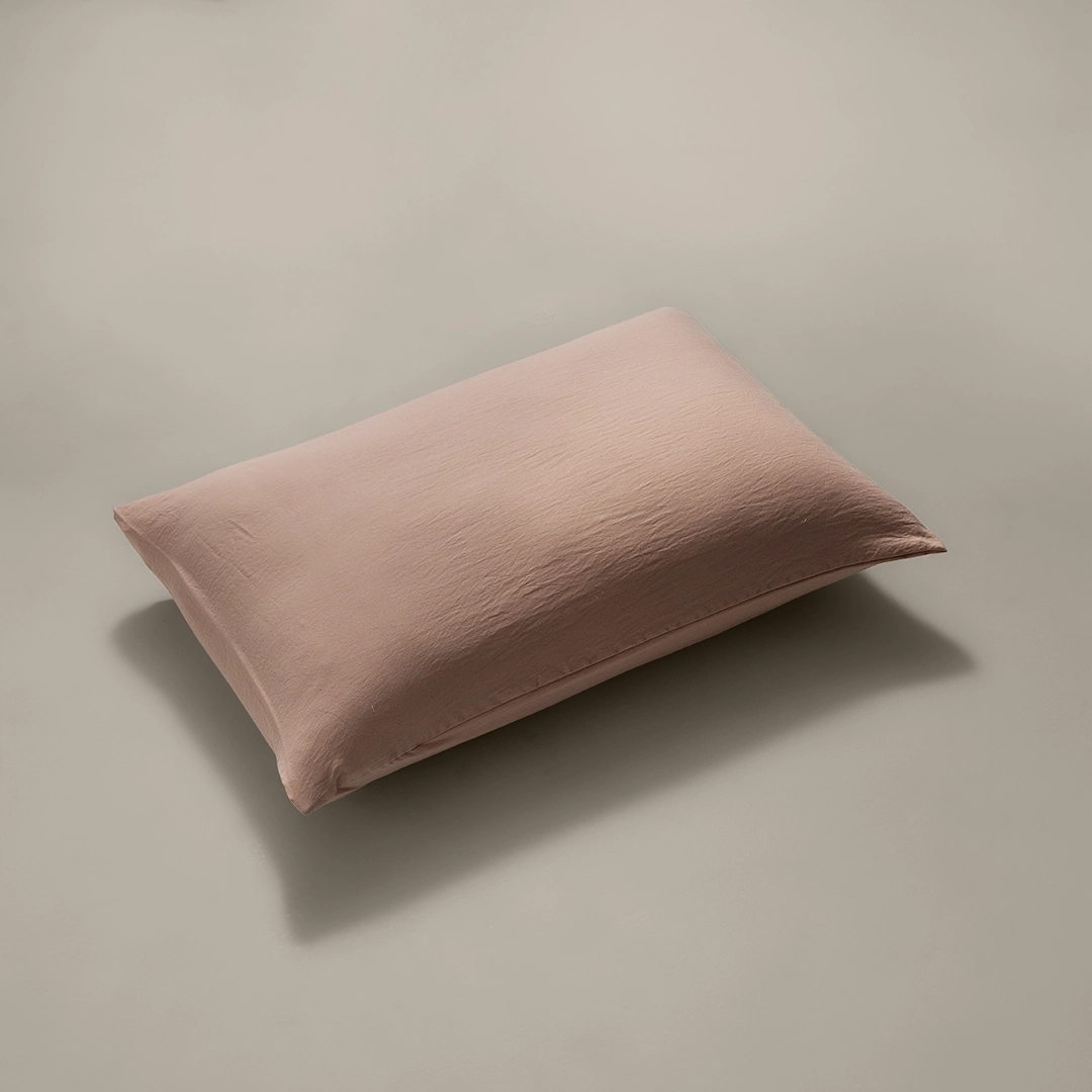 بيت مخدة قطن ٢ قطعة لون بينك بيت مخدة قطن ٢ قطعة لون بينك