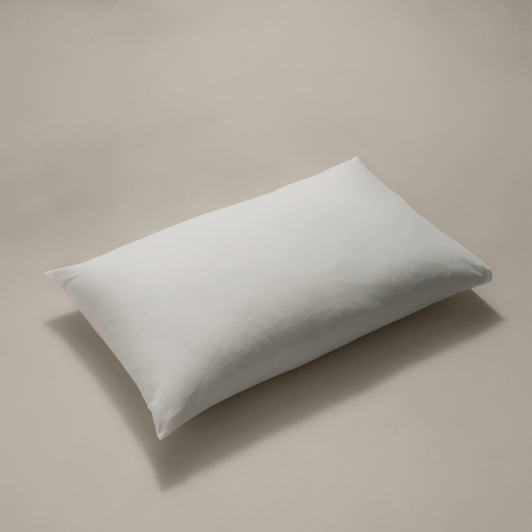 بيت مخدة قطن ٢ قطعة لون أبيض بيت مخدة قطن ٢ قطعة لون أبيض