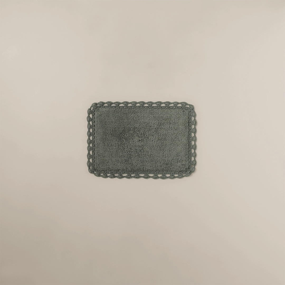 دعاسة حمام بعدة مقاسات باللون الأخضر الغامق دعاسة حمام بعدة مقاسات باللون الأخضر الغامق