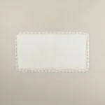 دعاسة حمام بعدة مقاسات باللون الأوف وايت