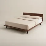 بيت لحاف ساده قطن لون بيج غامق