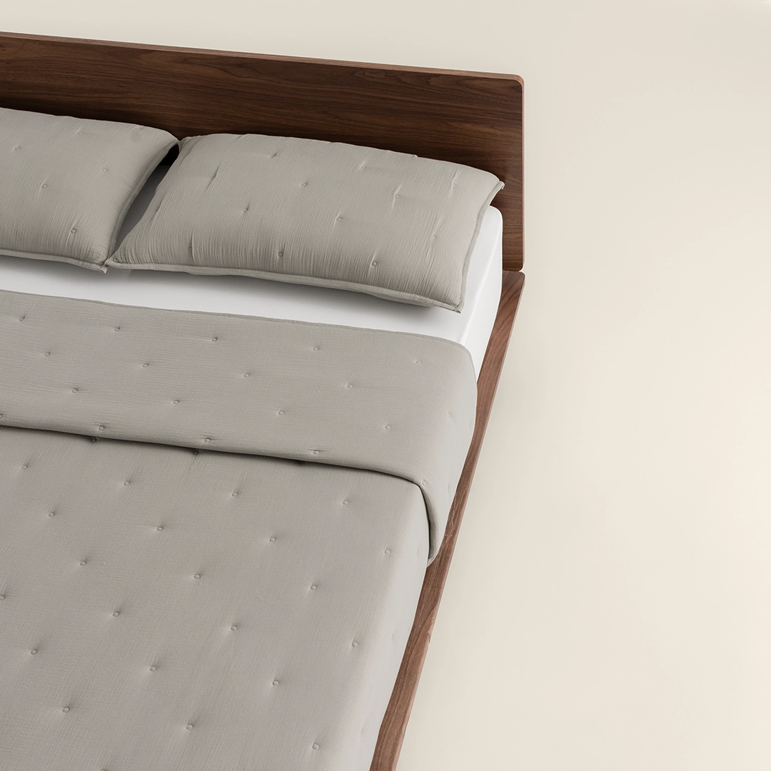 لحاف مضغوط سادة قطن أخضر لحاف مضغوط سادة قطن أخضر