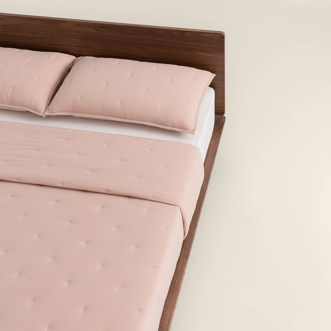 لحاف مضغوط سادة قطن بينك لحاف مضغوط سادة قطن بينك