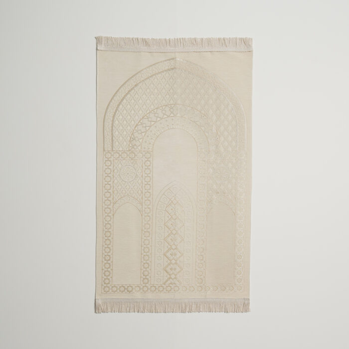 سجادة صلاة شنيل أوف وايت
