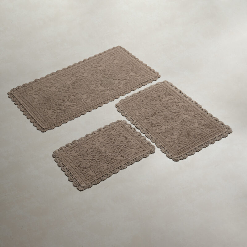 دعاسة حمام بعدة مقاسات لون بني