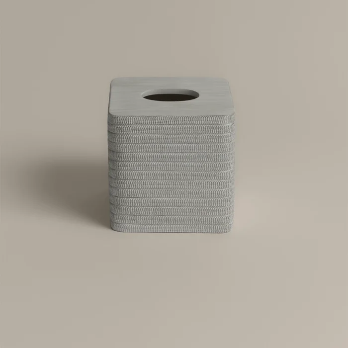 علبه مناديل بولي أبيض