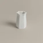 كوب بولي لون أبيض