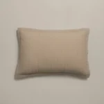 بيت مخدة قطن ٢ قطعة بيج غامق