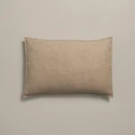 بيت مخدة ميكرو ٢ قطعة مطرز بيج غامق