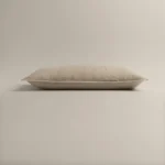 بيت مخدة ميكرو ٢ قطعة مطرز بيج غامق