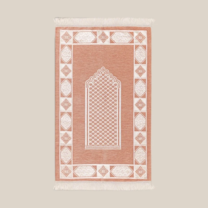 سجادة صلاة شنيل بينك