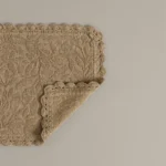 دعاسة حمام قطن بعدة مقاسات لون بيج غامق