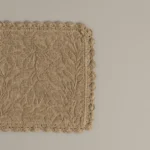 دعاسة حمام قطن بعدة مقاسات لون بيج غامق